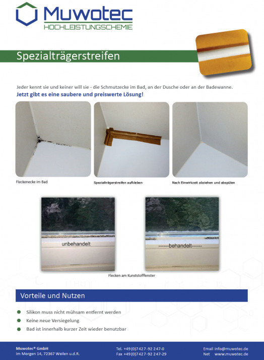 Anwendungsbild von Spezialträgerstreifen für FG 1 / FGC 24cm