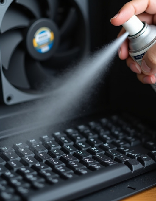 Anwendungsbild von AE-Druckluftspray