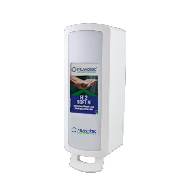 Produktbild von Muwotec Touchless Wandspender 1000 ml KX Softflasche
